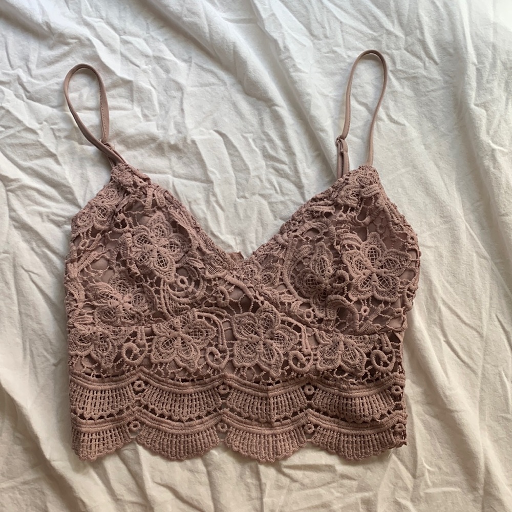Lace crop top